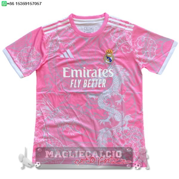 Thailandia speciale Maglia Calcio Real Madrid 2025 2026 Rosa