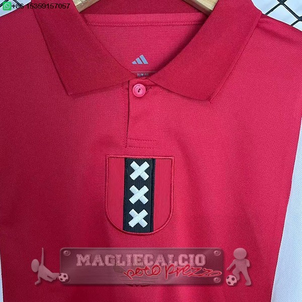 Thailandia speciale Manica lunga Ajax 2025 2026 Rosso