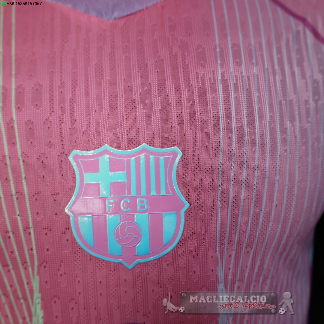 speciale Giocatori Maglia Calcio Barcelona 2025 2026 Rosa