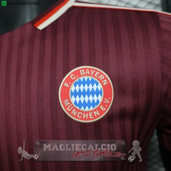 speciale Giocatori Maglia Calcio Bayern Monaco 2024 2025 I Rosso