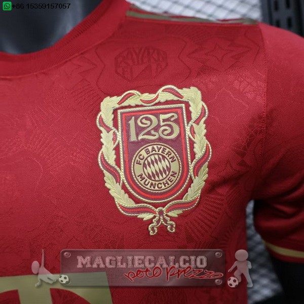 speciale Giocatori Maglia Calcio Bayern Monaco 2024 2025 Rosso