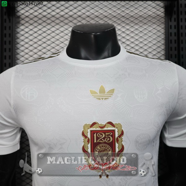 speciale Giocatori Maglia Calcio Bayern Monaco 2025 2026 Bianco