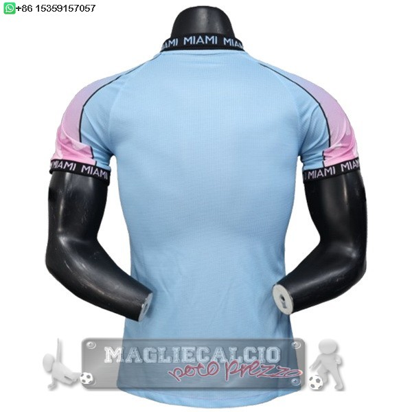 speciale Giocatori Maglia Calcio Inter Miami 2025 2026 Blu Rosa