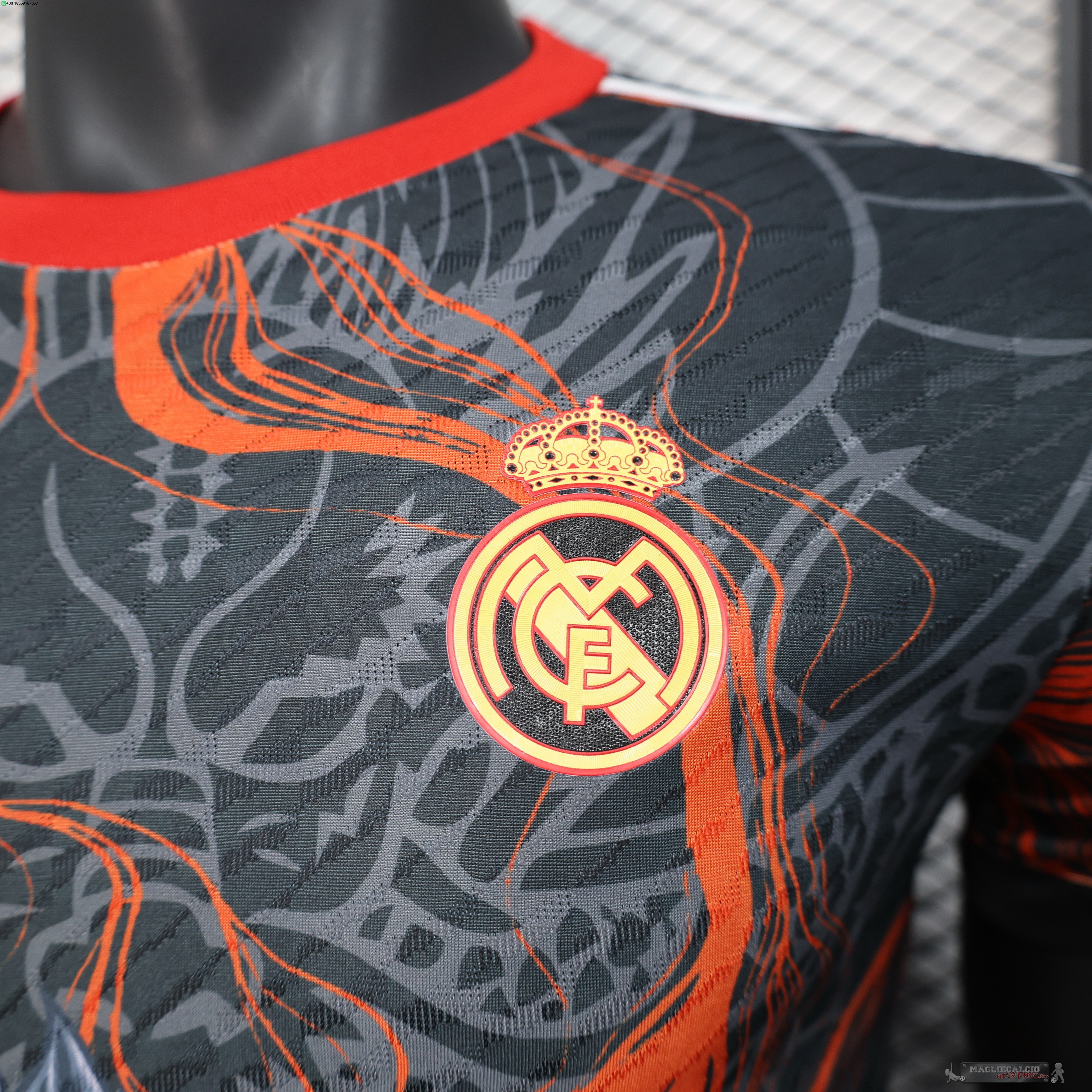speciale Giocatori Maglia Calcio Real Madrid 2025 2026 Nero Rosso