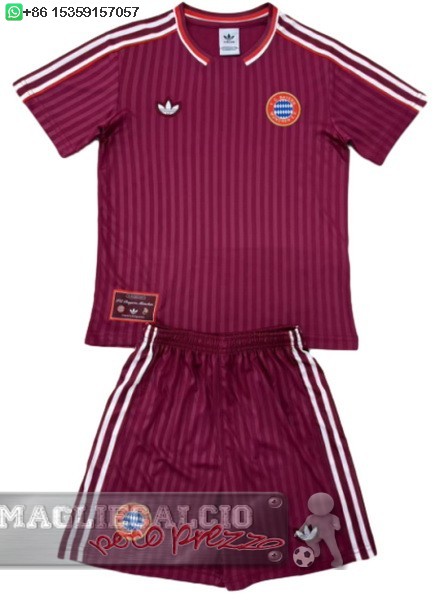 speciale Set Completo Bambino Bayern Monaco 2025 2026 Rosso