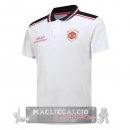 Manchester United Bianco Maglia POLO 20th
