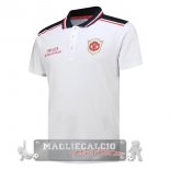 Manchester United Bianco Maglia POLO 20th