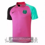 Barcelona Rosa Verde Maglia POLO 2020-21