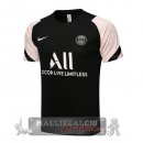 Paris Saint Germain Formazione Maglia Calcio 2021-22 nero rosa