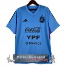 Argentina Formazione Maglia Calcio 2023 Blu Purpureo