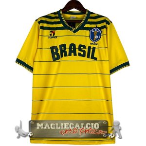 Home Maglia Calcio Brasil Retro 1984
