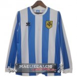 Home Manica Lunga Maglia Calcio Argentina 1978