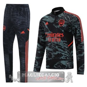 Arsenal Insieme Completo Verde I Nero Felpa Da Allenamento 2022-23