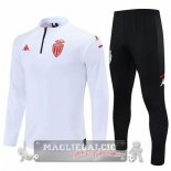 AS Monaco Set Completo Bianco Giacca 2021-22