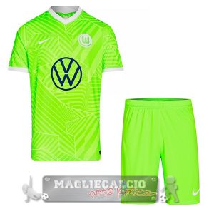 VfL Wolfsburg Set Completo Bambino Maglia Calcio Home 2021-22