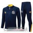 Set Completo Felpa Allenamento Formazione Santos 2025 2026 Blu