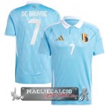 Thailandia NO.10 De Bruyne Away Maglia Calcio Belgica 2024