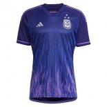 Tailandia Away Maglia Calcio Argentina 3 Stars Coppa Del Mondo 2022