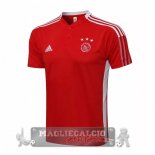 Ajax Rosso Maglia POLO 2021-22
