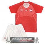 Svizzera Bambino Set Completo Maglia Calcio Home EURO 2018