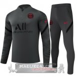 Paris Saint Germain Insieme Completo grigio navy nero Giacca 2021-22