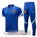 Barcelona blu bianco Maglia Set Completo POLO 2021-22