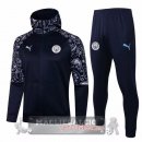Manchester City Insieme Completo Blu NavymFelpa Cappuccio 2020-21