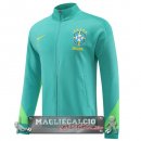 Giacca Lunga Zip Brasile 2023 I Verde