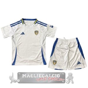 Home Maglia Conjunto De Bambino Leeds United 2024 2025 I Bianco