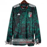 Tailandia Speciale Manica Lunga Maglia Calcio Italia 2023 Verde