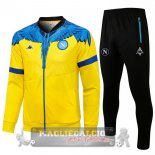 Napoli Insieme Completo Giallo Nero Bambino Giacca 2021-22