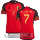 7 De Bruyne Home Maglia Calcio Belgio 2022