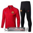 Barcellona Insieme Completo Rosso Navy Giacca EURO 2017-18