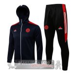 Bayern Monaco Insieme Completo nero-rosso Giacca felpa cappuccioa 2021-22 Bayern Monaco Insieme Completo nero-rosso Giacca felpa cappuccioa 2021-22
