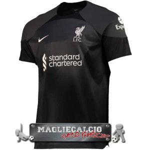 Thailandia Maglia Calcio Portiere Liverpool 2022-23 Nero