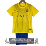 Al Nassr Set Completo Bambino Maglia Calcio Home 2023-24