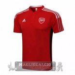 Arsenal Rosso Bianco Maglia POLO 2021-22