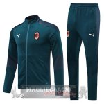 AC Milan Insieme Completo Verde Giacca 2020-21