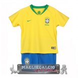 Brasile Set completi Bambino Maglia Calcio Home 2018