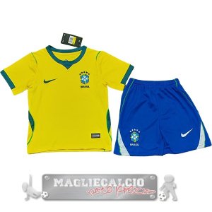 Set Completo Bambino Maglia Brasile Home 2026
