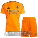 Away Conjunto De Bambino Real Madrid 2024 2025 Arancione