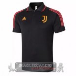 Juventus Nero Rosso Maglia POLO 2020-21