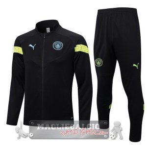 Manchester City Insieme Completo Nero Giacca 2022-23