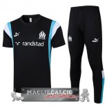 Formazione Set Completo Marsella 2023-24 Nero Blu Bianco