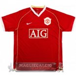 Home Maglia Calcio Manchester United Retro 2006-2007 Rosso