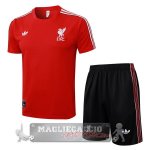 Set Completo Maglia Formazione Liverpool 2025 2026 Rosso Nero