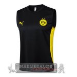 Maglia Formazione Senza Maniche Borussia Dortmund 2024 2025 Nero Giallo Maglia Formazione Senza Maniche Borussia Dortmund 2024 2025 Nero Giallo
