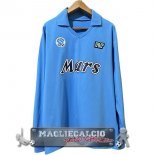 Home Maglia Calcio Manica lunga Napoli Retro 1989-1990