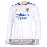 Home Manica lunga Maglia Calcio Real Madrid 2021-22