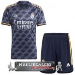 Real Madrid Set Completi Bambino Maglia Calcio Away 2023-24